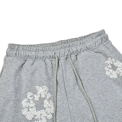 Denim Tears Crystal Patch Cotton logo Design Shorts